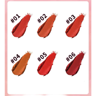 ลิปกลอส เนื้อน้ำ ให้ความชุ่มชื้น ติดทนยาวนาน มีทั้งหมด 6 สี C1078