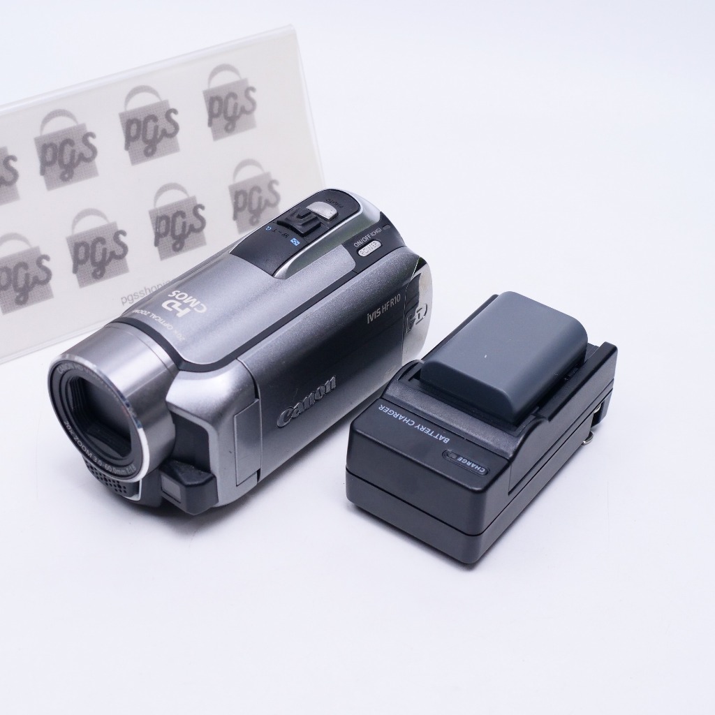 กล้องวีดีโอ CANON IVIS HF R10 มือสอง ใช้งานได้ปกติ 190723
