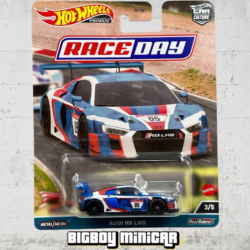 Hot Wheels Premium - AUDI R8 LMS ล้อยาง