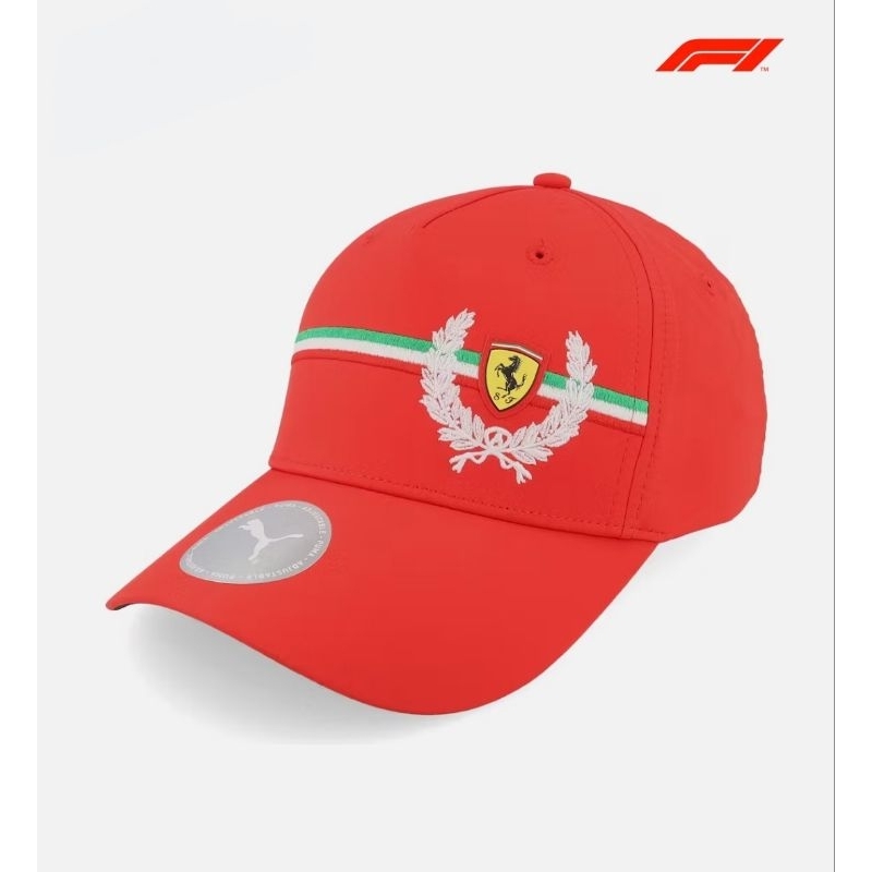 Ferrari F1 Italian Puma Red Adjustable - Formula One หมวกฟอร์มูล่าวัน ทีมเฟอร์รารี ม้าลำพอง