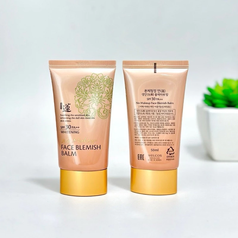 Welcos No Makeup Face BB Cream SPF30 50ml เวลคอส บีบีครีม คุมความมัน กันแดด