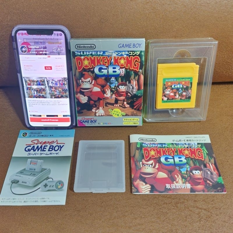 🎮🇯🇵💯 ตลับแท้ [GB] Super Donkey Kong GB [DMG-YTJ-JPN] ดองกี้คอง Nintendo GAMEBOY เกมบอย