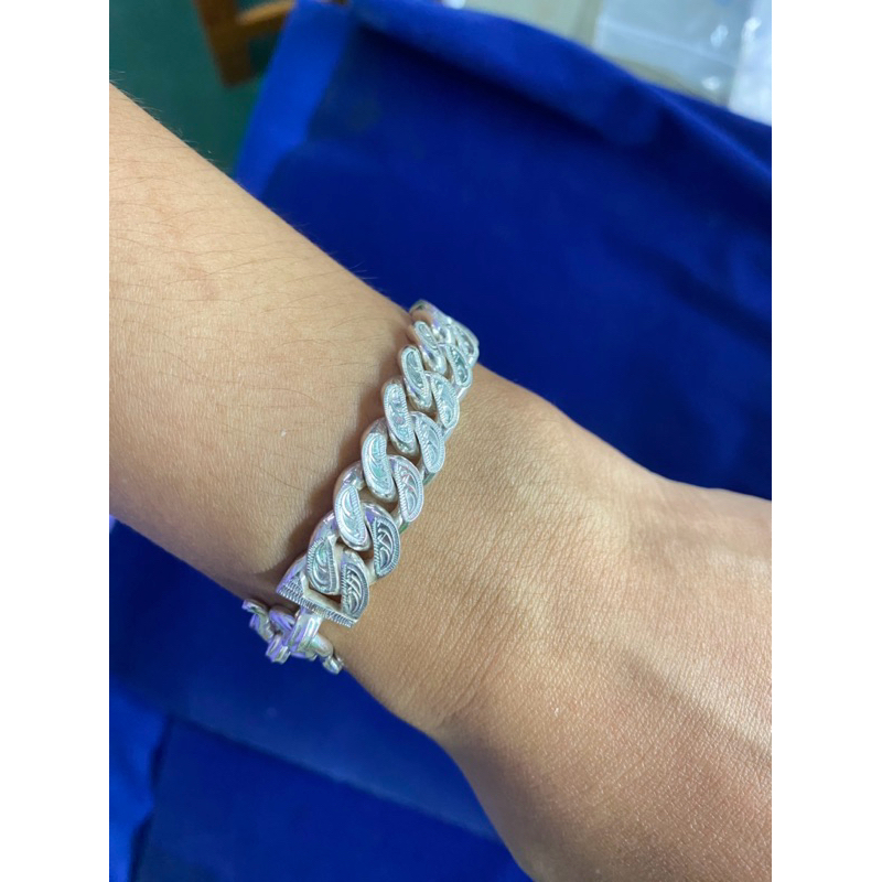 สายเลสเงินแท้92.5 ขนาด4บาท(สำหรับต่อหัวเลสแบบแกะลาย)