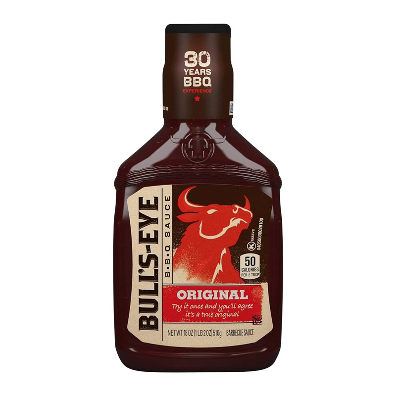 fl Bull’s eye BBQ Sauce 510g. บลูอาย บาร์บีคิวซอส ดั้งเดิม นำเข้าจากอเมริกา🇺🇸