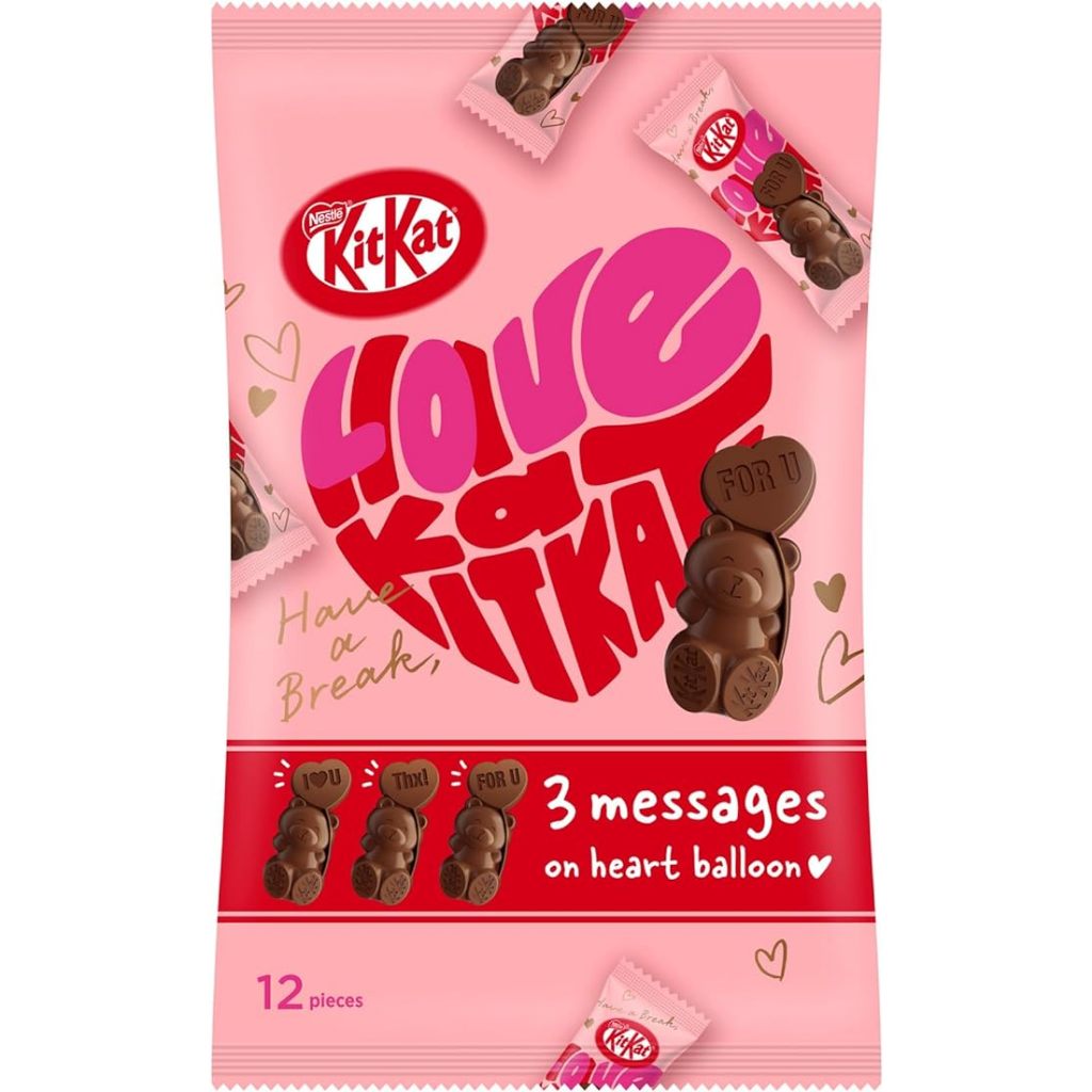 Nestlé Japan KitKat Heartful Bear Share Bag 12 pieces