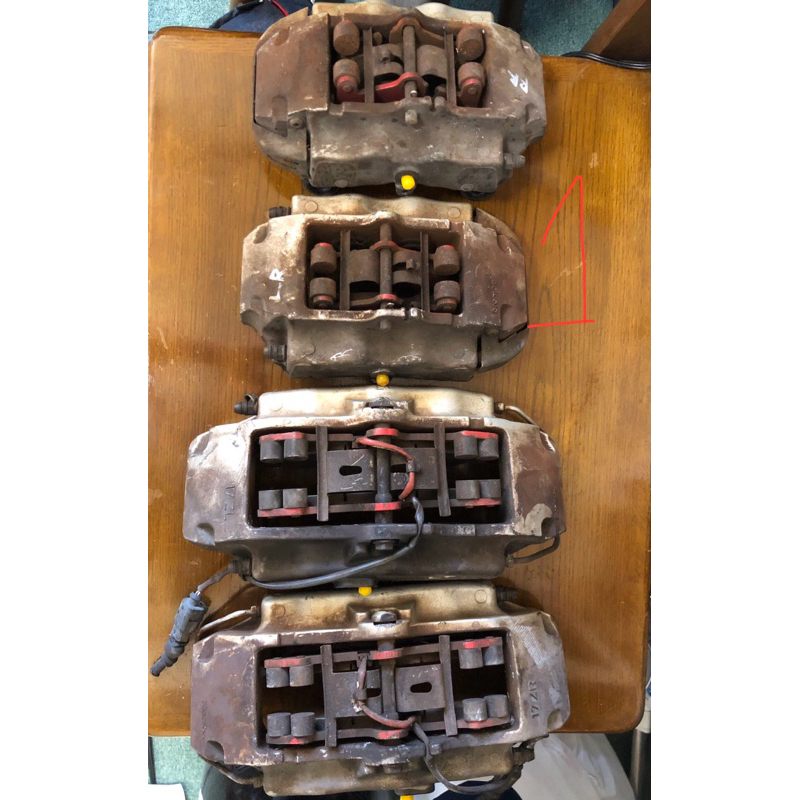 Brembo cayenne 17Z,18Z ชุด 4ตัวหน้าหลัง ครบๆ