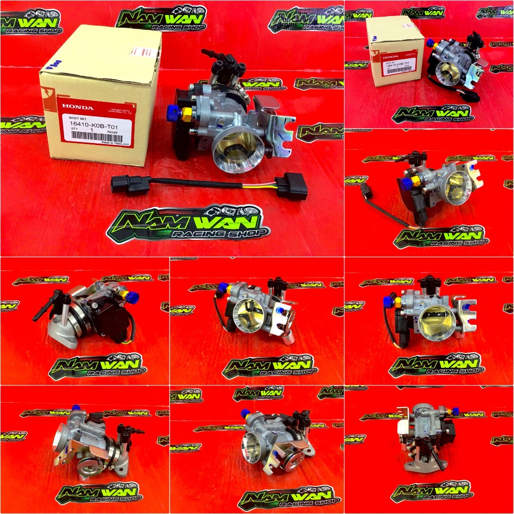 ชุดเรือนลิ้นเร่ง FORZA-300/350 (แท้เบิกศูนย์) ใบ 35 / 36 มิล ล้วงปากเงาครบชุดใส่ Wave / Dream Sup Cup / MSX-125