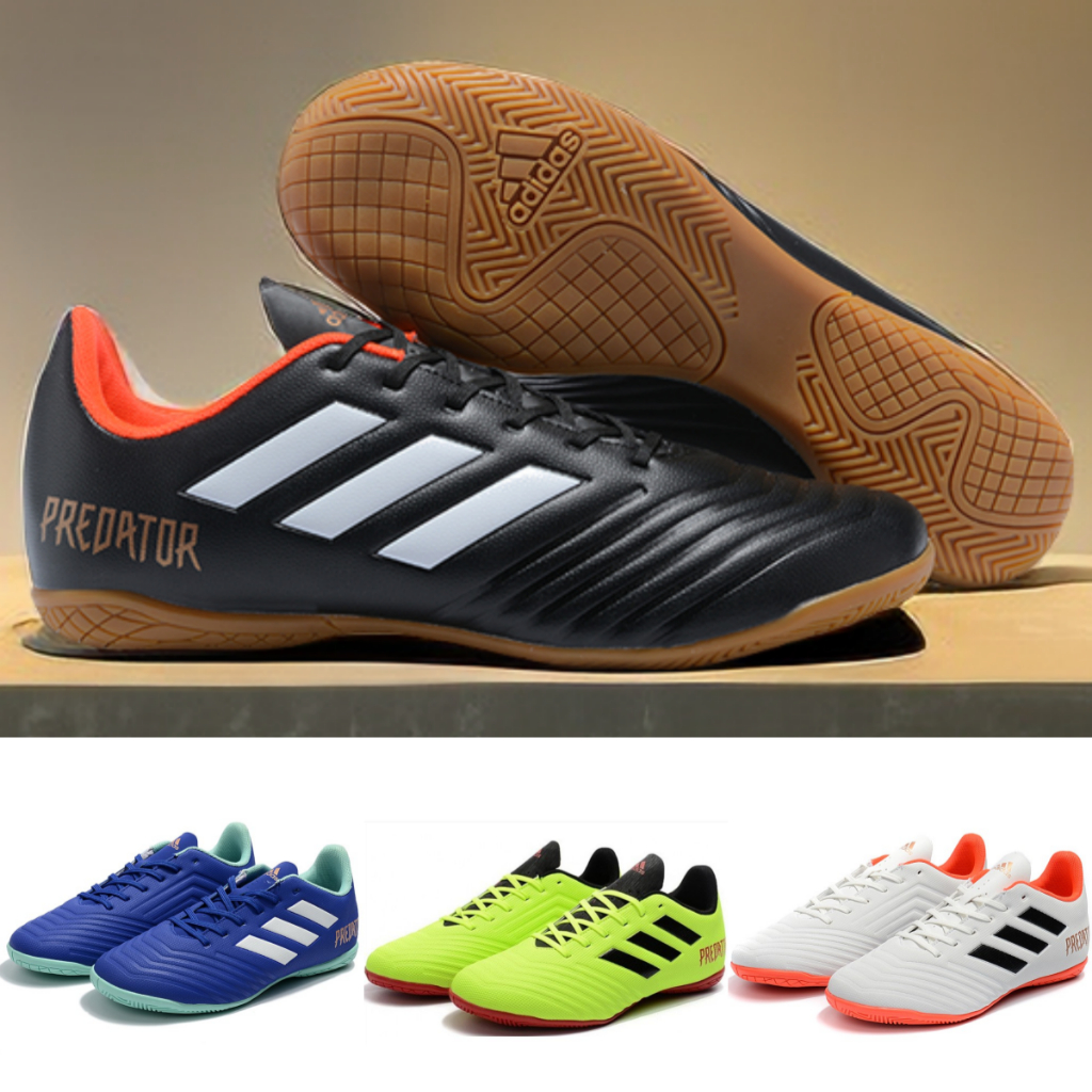 Adidas Predator 18.4 TF รองเท้าฟุตซอล สนามหญ้า เหมาะกับเล่นฟุตบอลกลางแจ้ง สําหรับผู้ชาย