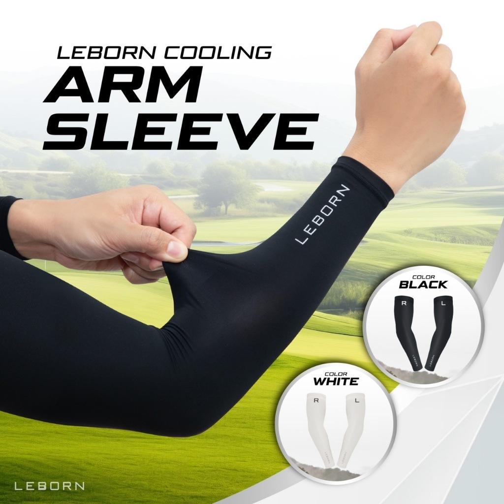 LEBORN Cooling Arm Sleeve ( ปลอกแขนใส่ตีกอล์ฟ)