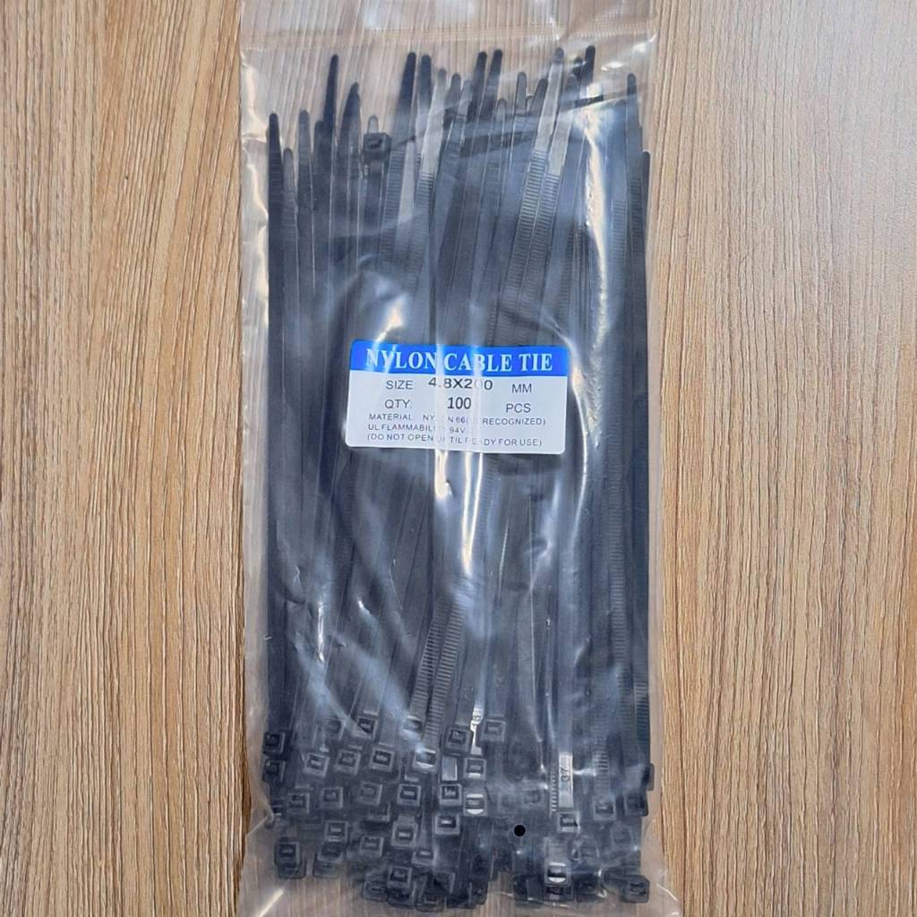 สายรัด เคเบิ้ลไทร์ 2.5x100mm/3.6x150mm/4.8x200mm รูปที่ 7