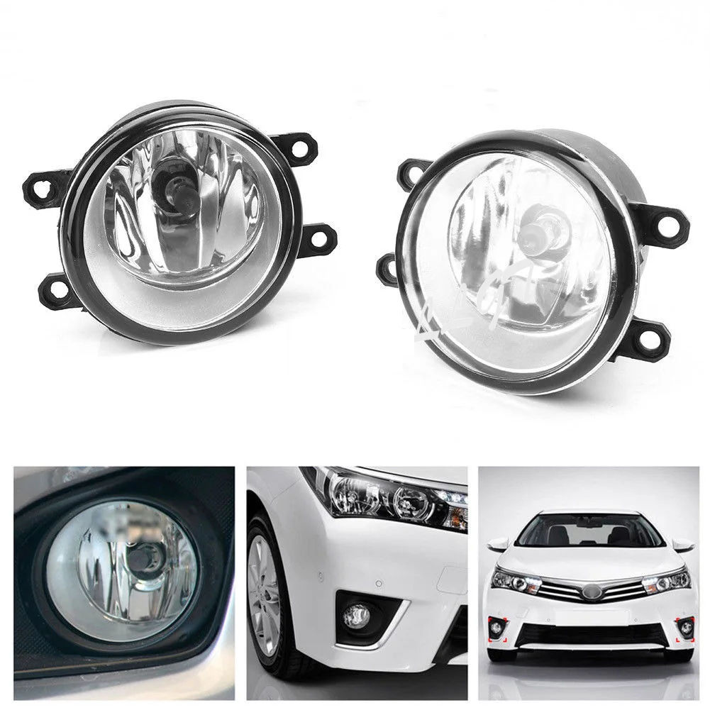 คู่ ไฟตัดหมอก ไฟสปอร์ตไลท์ โคมไฟหมอกไฟหน้ากันชนด้านหน้า for Toyota Corolla Altis Camry ยาริสวีออส RAV4 Avalon Yaris VIOS