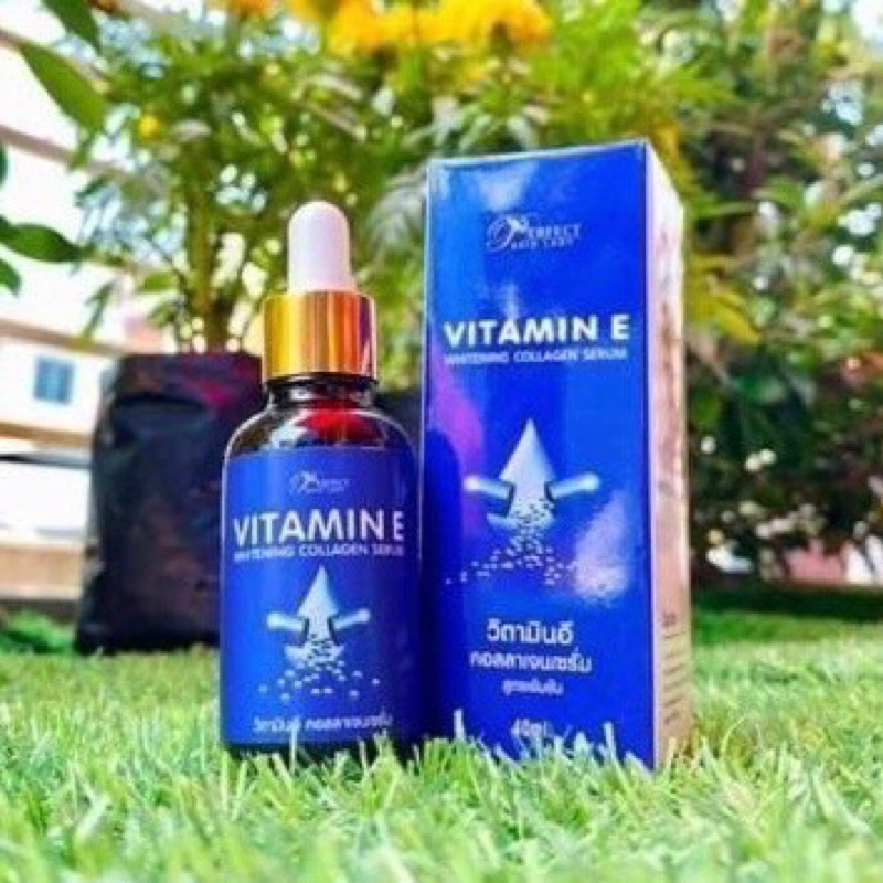 Vitamin E Whitening Collagen Serum Perfect Skin Lady 40ml. วิตามินอีคอลลาเจนเซรั่ม