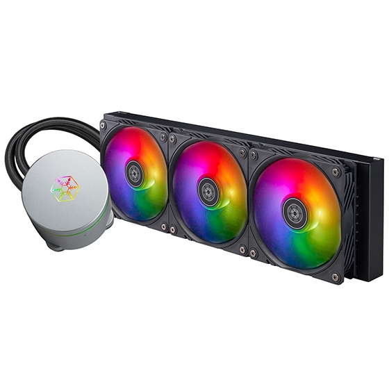 SILVERSTONE IceMyst 360 Premium All-In-One liquid cooler with ARGB lighting