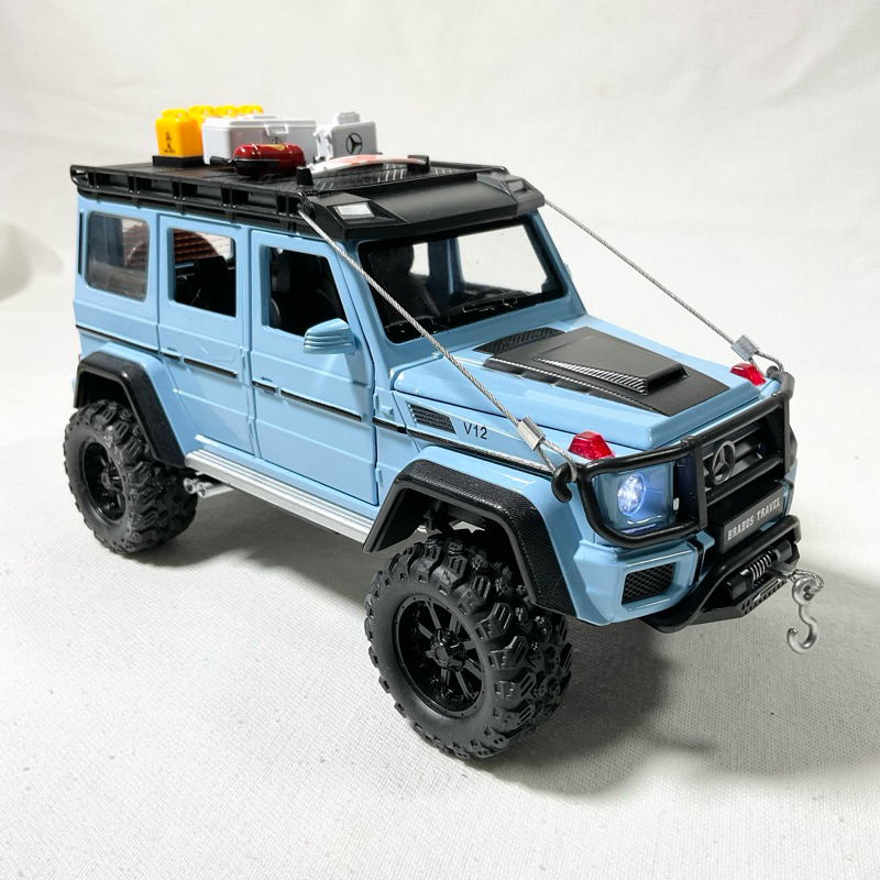 รถโมเดลเหล็ก SUV Mercedes Benz B550 4x4 BRABUS Adventure มาใหม่ มีตะขอลาก คันใหญ่ โครตสวย สมจริง ยาว 8 นิ้ว