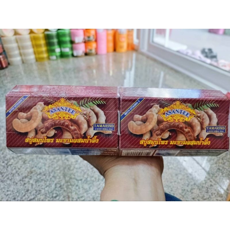 สบู่เอสเซนเต้ มะขามผสมน้ำผึ้ง(1พ6ก)159฿