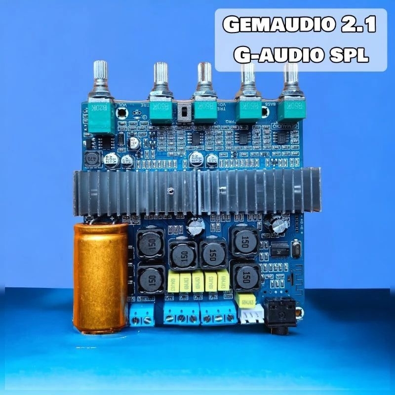 GEMAUDIO 2.1 ของแท้ ไม่มีเสียงตุ๊บ แอมป์จิ๋ว บลูทูธ 5.0  กำลังขับ 2*50W+100Wไม่มีเคส(ของแท้)