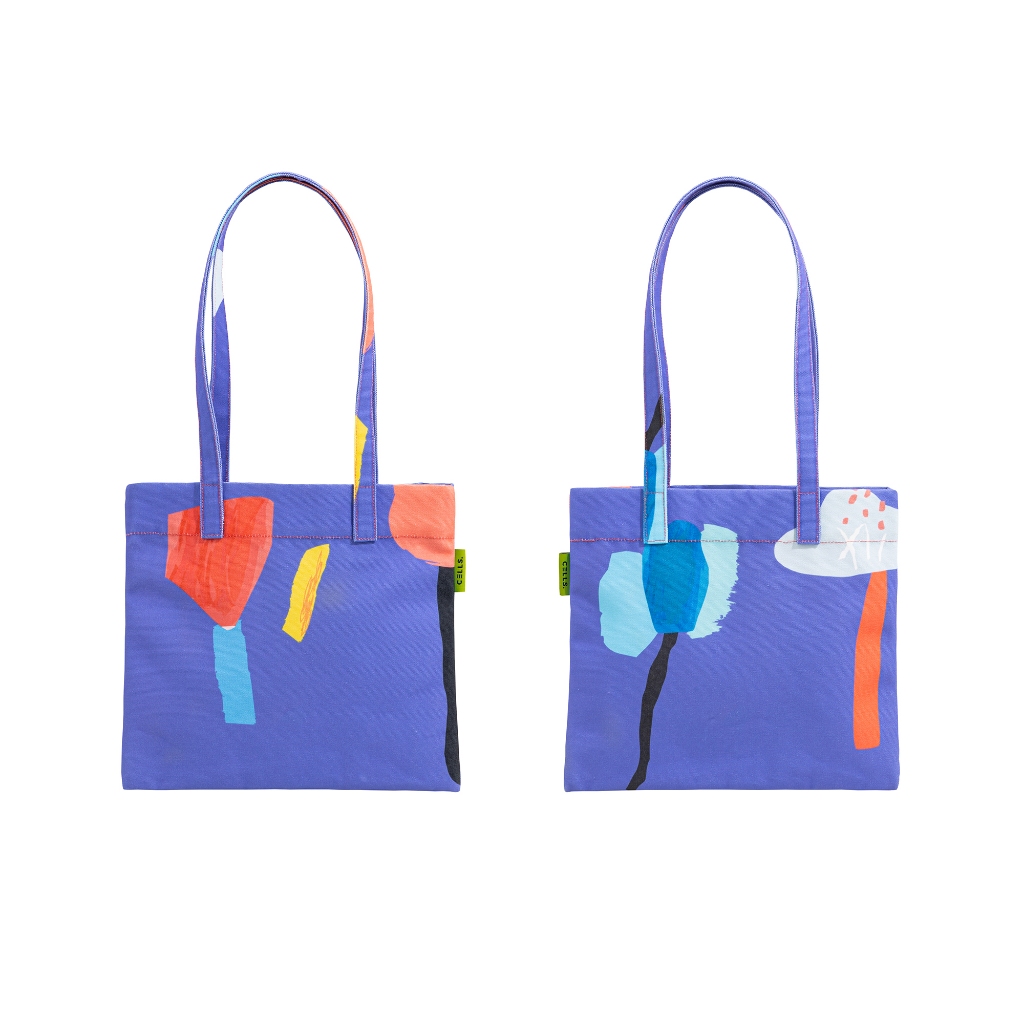 CELLS. กระเป๋าผ้า รุ่น Rainforest-Tote-XS-005-01