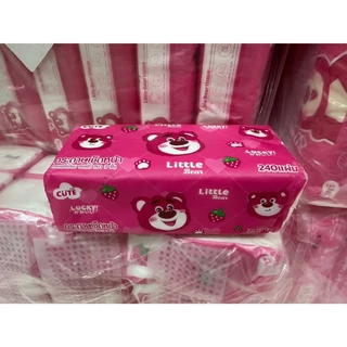 มาไหม่Little กระดาษทิชชห่อใหญ่ หนา 3 ชั้น (1 ห่อมี 240 แผ่น)A1