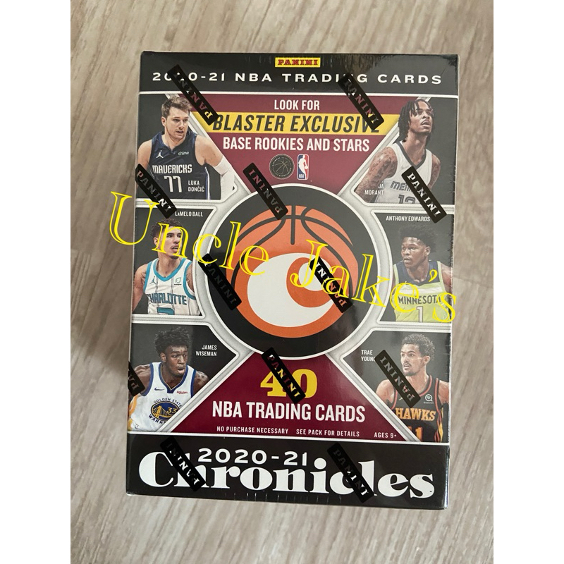 2020-21 Panini Chronicles NBA Basketball Blaster Box (40cards)