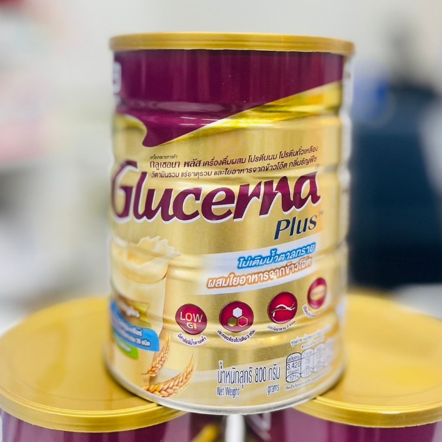 ขนาดใหม่ **800 กรัม ** GLUCERNA PLUS WHEAT 800 G.กลูเซอนา พลัส ธัญพืช