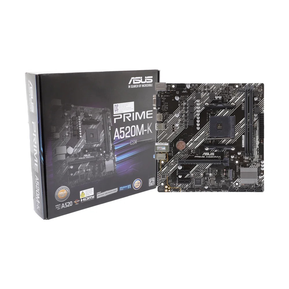 ASUS MAINBOARD (AM4)  PRIME A520M-K-CSM DDR4 - A0157775