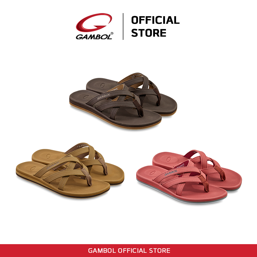 GAMBOL แกมโบล รองเท้าแตะหนีบหญิง รุ่น GW11413 Size 36-39