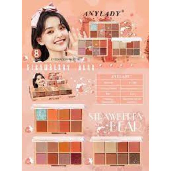 Anylady No8118B eyeshadow palette