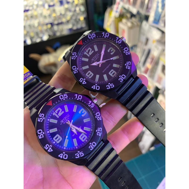 ขายดี❗️นาฬิกา AOPOL สายยางสไตล์รูมินอค กันน้ำได้แท้💯