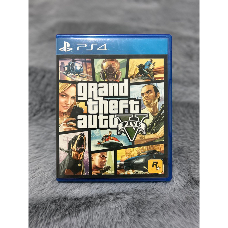 PS4 เกม GTA V แผ่นเกมมือสอง