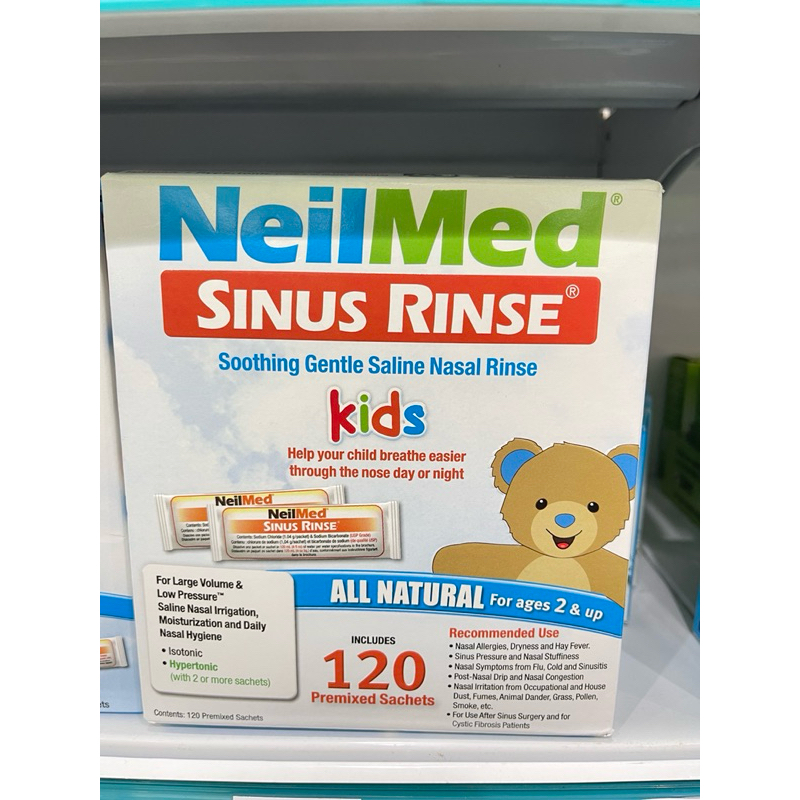 KIDS!! NeilMed Sinus Rinse Premixed Kids Packets 120's