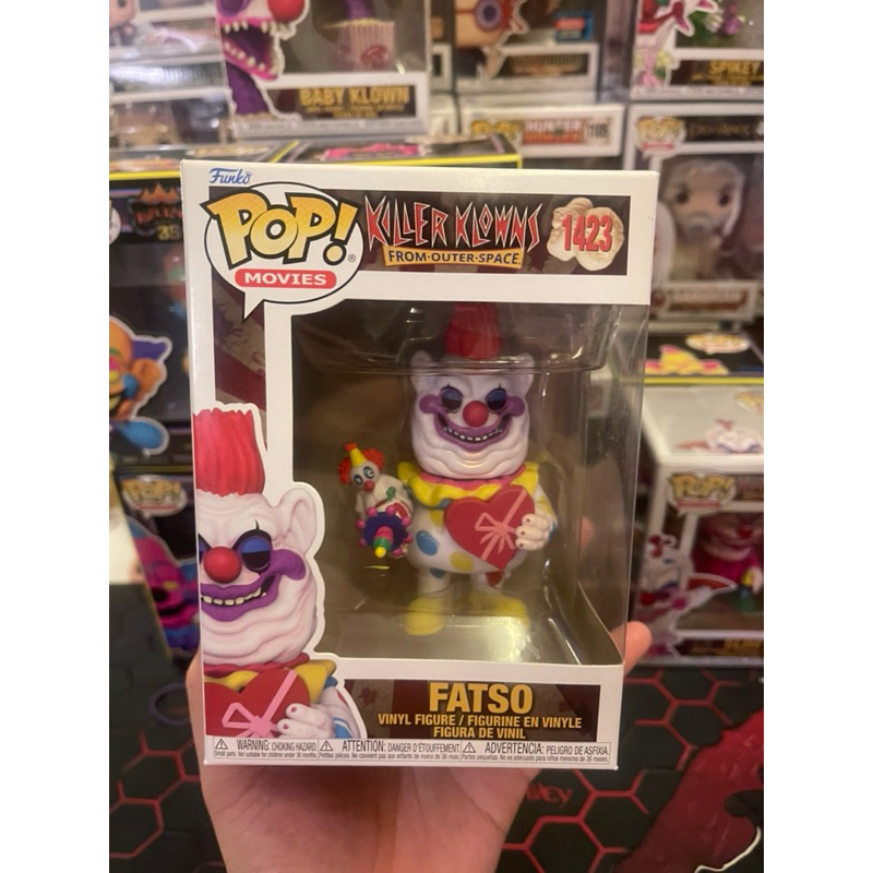 Funko Pop : Fatso 1423 (horror) Killer klowns from outter space หายากมาก