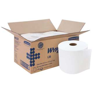 กระดาษเช็ดทำความสะอาด WypAll® L20 (96232), สีขาว, 2 ม้วน / ล…