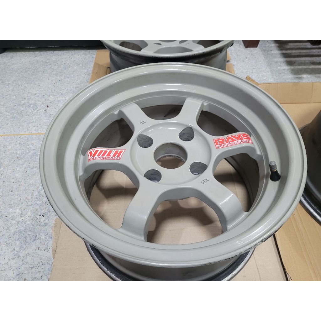RAYS TE37 ขอบ 15 4รู114 (4/114) กว้าง 8" ออฟ 0