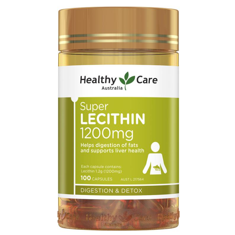 Healthy Care - Super Lecithin 1200mg 100 Capsules