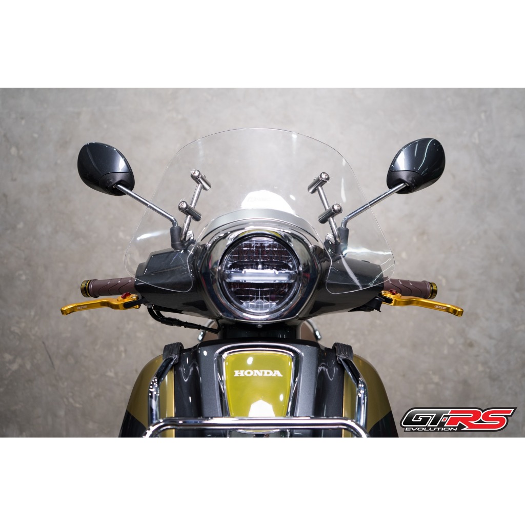 บังไมล์-ชิลด์หน้า+ขายึดรูกระจก สแตนเลส SPEEDY GIORNO+