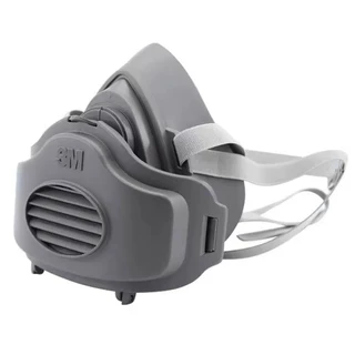 3M 3200 หน้ากากครบชุด พร้อมฐานรอง3700 (ของแท้) ป้องกันกลิ่น ควัน และฝุ่นอะลอง ฟรี!แผ่นกรอง 3M3701 Filter Cotton