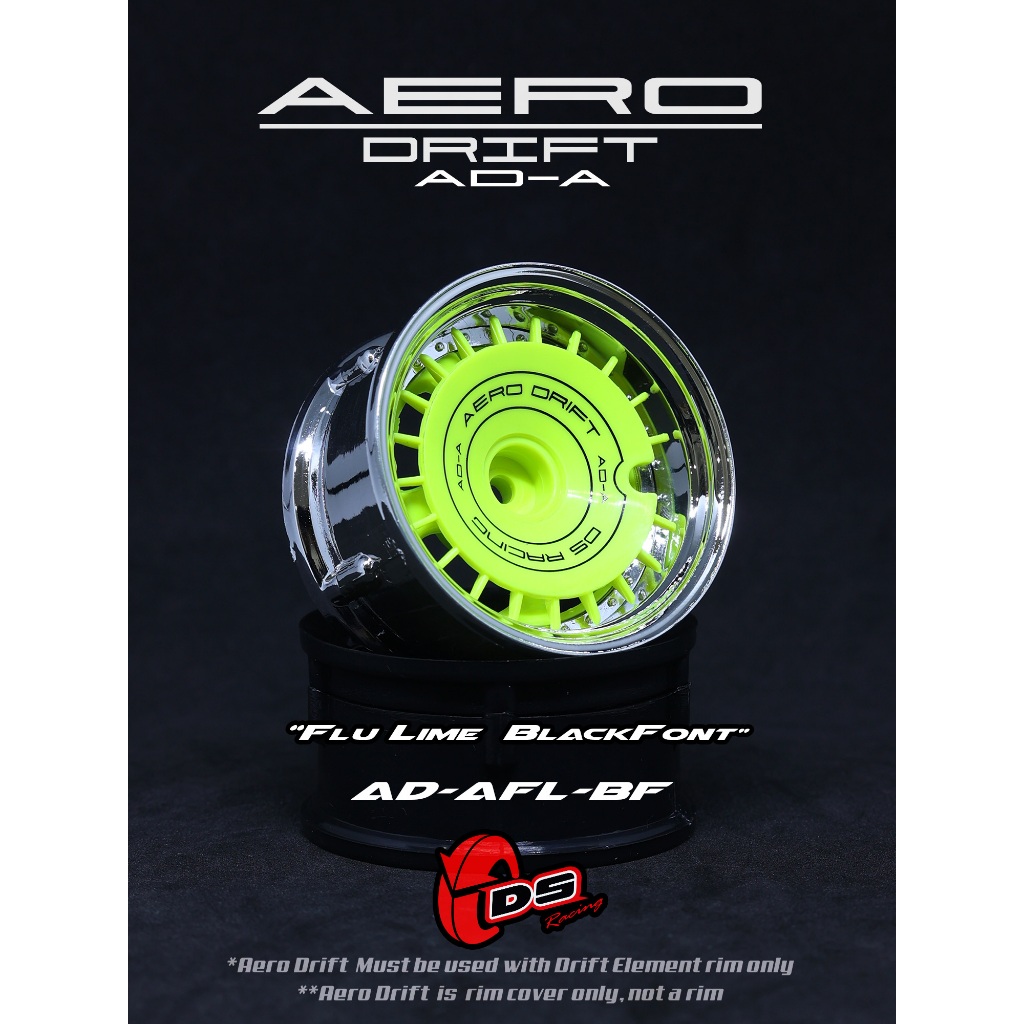 Aero Drift Wheel Cover, Aero Fan Wheel ฝาครอบล้อดริฟ สำหรับล้อDrift Element รถบังคับดริฟ1:10 รถบังคับไฟฟ้า(แพ็ค 2 วง)