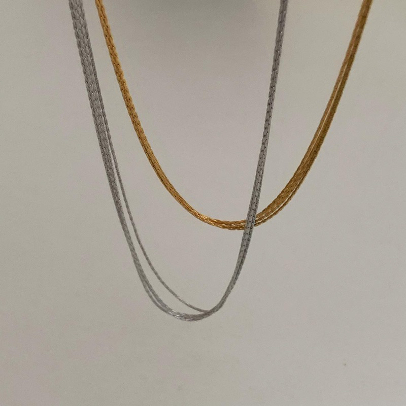 HER OBJECTIVE_HER TAYLOR BONE CHAIN NECKLACE