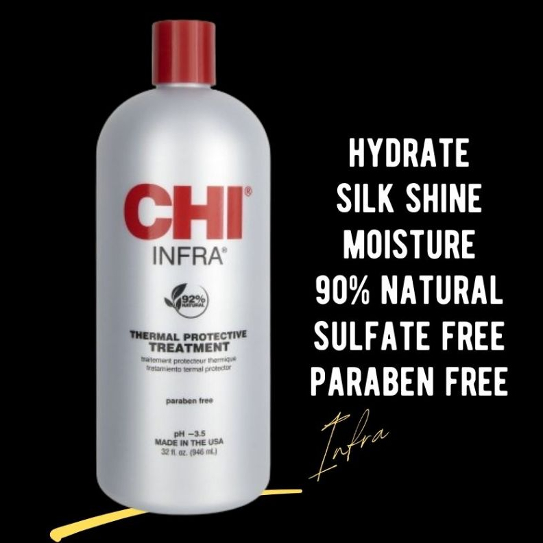 CHI Infra moisture theraphy shampoo 946ml แชมพูรักษาผมแห้งเสียปกป้องความร้อนให้แก่เส้นผม