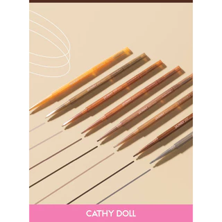 CATHY DOLL SKINNY SHARP BROW PENCIL สกินนี่ชาร์ปบราวเพ็นซิล ดินสอเขียนคิ้วสกินนี่หัวเหลีายม ขนาด 0.06G