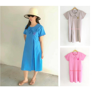 F11ชุดคลุมท้องแฟชั่นใส่ได้ทุกโอกาศเดรสใส่คลุมท้องใส่ได้ทุกฤด…