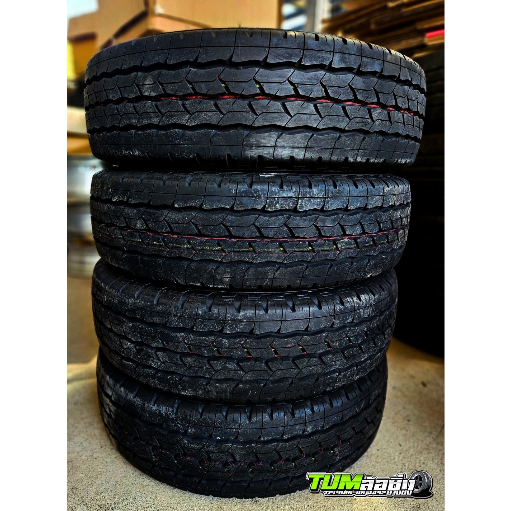 ยาง Bridgestone รุ่น Duravis R624 ขนาด 195 R14C ปี 2024 จำนวน 1คู่ 2 เส้น (ถอดรถป้ายแดง)