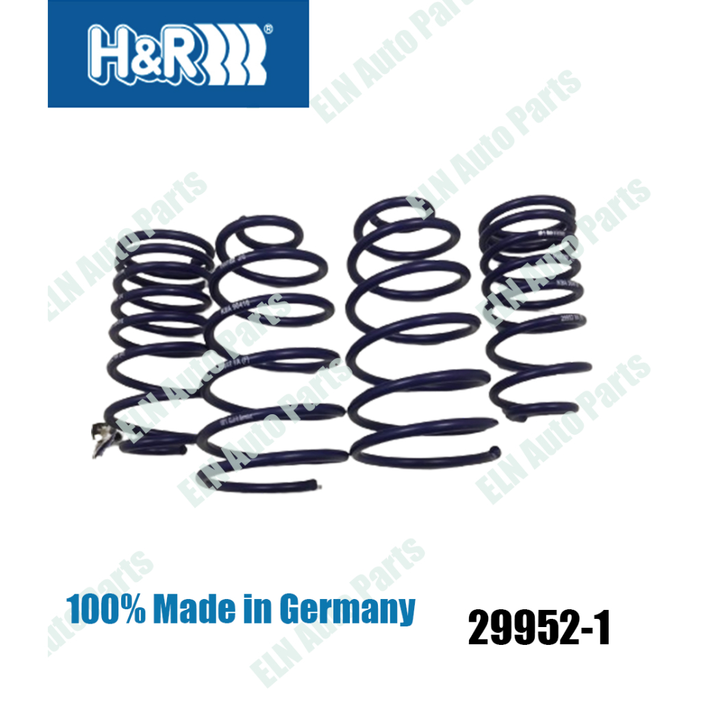 H&amp;R สปริงโหลด (lowering spring) เฟียต FIAT Punto type 176 incl.Sporting ปี 1993 เตี้ยลง 40 มิล