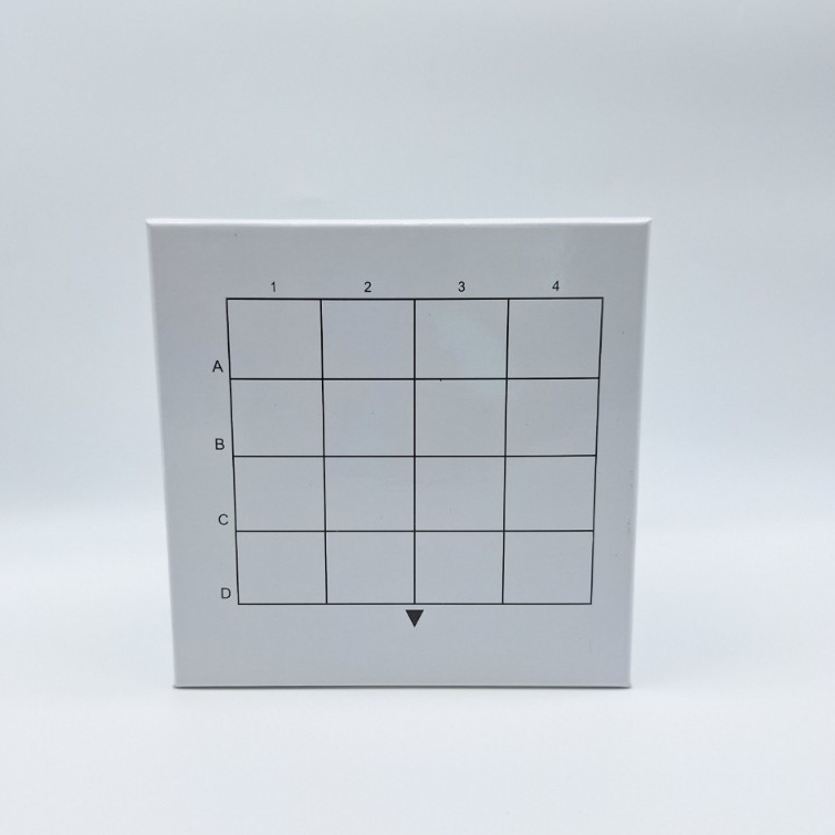 Freezer Paper Box 16 well กล่องกระดาษสำหรับใส่หลอดเก็บตัวอย่าง 16 ช่อง