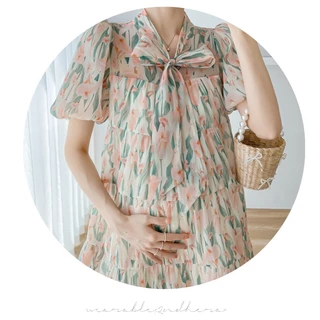 ( ผ้าไหมแก้ว ) ชุดมินิคลุมท้อง ใส่สบายไม่ร้อน AA4172
