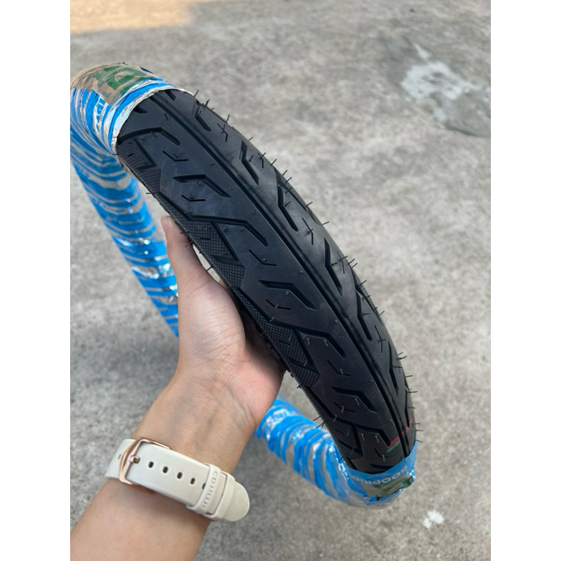 ยางนอก Goodride H969 ลายไฟ 50/90-17, 50/100-17, 60/90-17, 70/90-17, 80/90-17 ใช้ยางใน ยางไทยคุณภาพดี ยางนอกมอเตอร์ไซค์