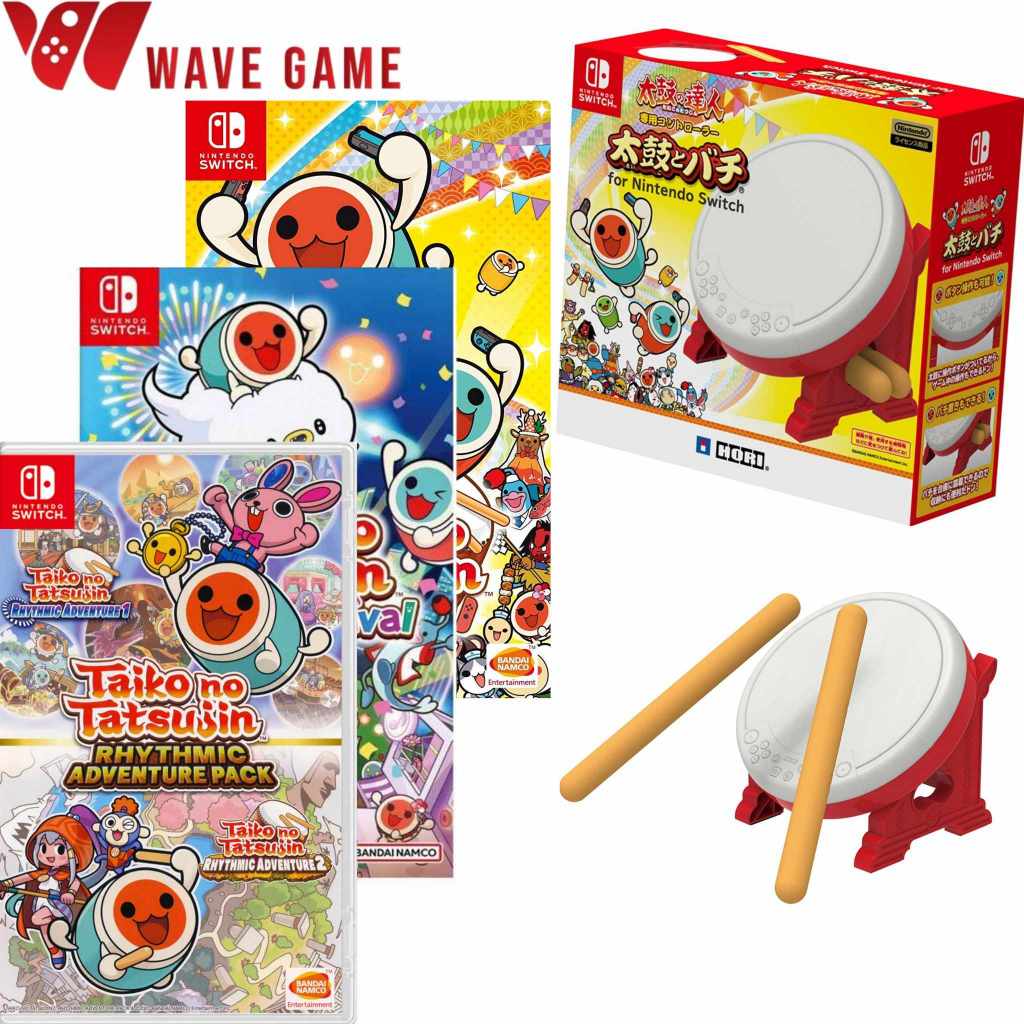 nintendo switch taiko no tatsujin rhythmic adventure pack / taiko rhythm festival / taiko no tatsujin / drum ( english )