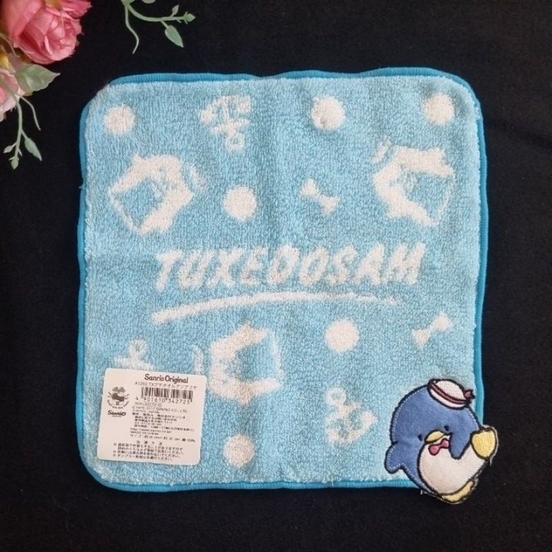 ของใหม่ ผ้าขนหนู ผ้าเช็ดหน้า TUXEDOSAM  Sanrio Japan