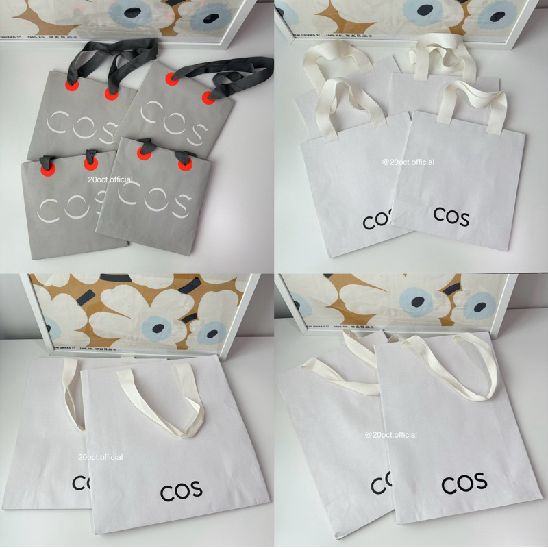 🛍️(พร้อมส่ง/ส่งไว)แท้ 💯 | ถุงกระดาษ COS