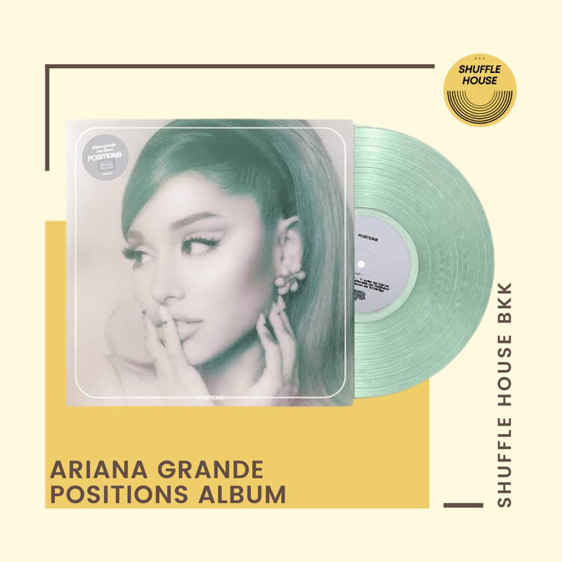 (จัดส่งฟรี) Ariana Grande Positions Vinyl แผ่นเสียง/แผ่นไวนิล/แผ่นใหม่ซีล